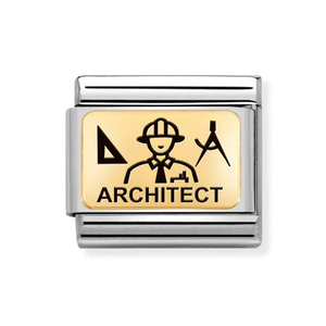 Classic Gold Architect Charm