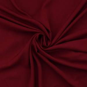 Tissu popeline de viscose - Bordeaux