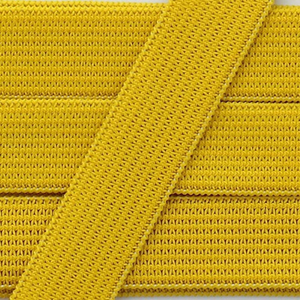 Élastique souple 15 mm - Jaune