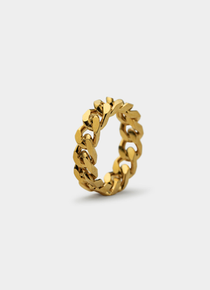 Vendetta Cuban Ring - 18K Gold Plated