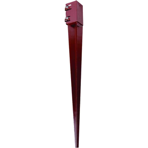 Brown Drive In Fence Spike 75MM x 75MM x 600MM