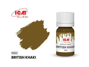ICM 1062 British Khaki 12ml Acrylic Paint