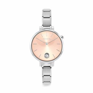Classic Time Paris Rose Sunray & CZ Dial Watch