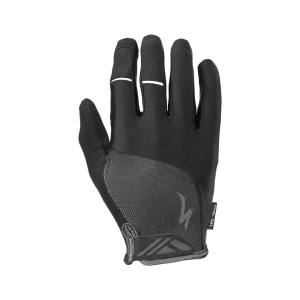 Body Geometry Dual-Gel Long Finger Gloves Black Small
