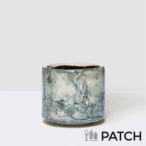 PATCH Fractured Green Pot 13cm