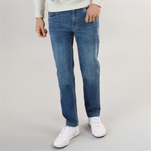 Bewley & Ritch Mens Abingdon Slim Fit Jeans Mid Wash