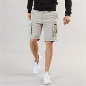 Bench Mens Noahs Cargo Shorts Greige