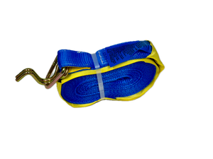 Heavy Duty Replacement Strapping - 50mm x 9 M Swan Hook - LC 2500kg - BLUE