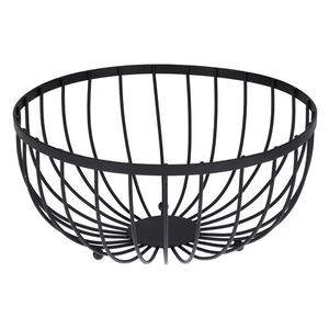 Excellent Houseware Metal Fruit Basket - Black