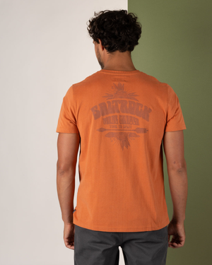 Wave Chaser Mens Short Sleeve T-Shirt in Orange