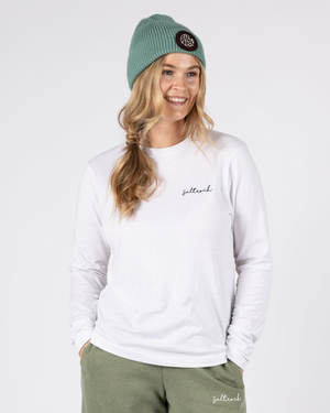 Essential Womens Long Sleeve T-Shirt in White