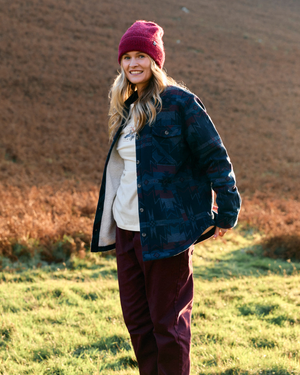 Stella Aztec Womens Shacket in Blue