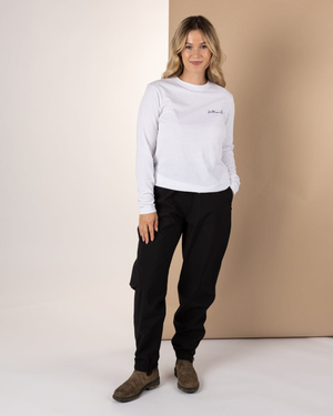 Cora Womens Waterproof Joggers in Black