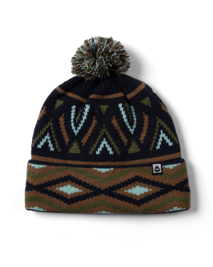 Arches Pom Pom Beanie in Blue