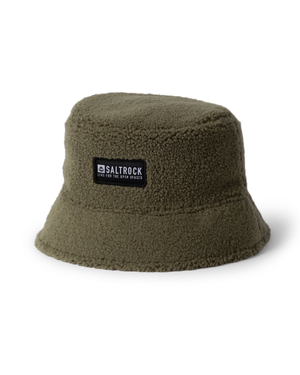 Aran Reversible Bucket Hat in Green