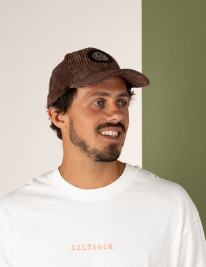 SR Roy Corduroy Cap in Brown