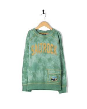 Looking Kids Tie Dye Sweatshirt in Teal