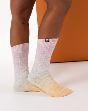 Ombre Socks in Purple