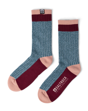 Treker Boot Socks in Teal