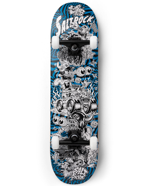 Creeptrilogy Skateboard in Blue