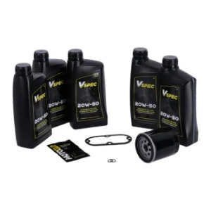 Vspec Fully Synthetic Service Kit With Black Filter For 1999-2006 Harley Davidson Softail & 1999-2005 Dyna (ARM648589)
