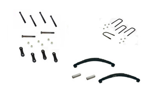 LRC1307 - Front Leaf Spring, Bush, Shackle and Pin Kit for Land Rover Series SWB Petrol