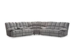 LEBRON FABRIC Corner with Recliners
