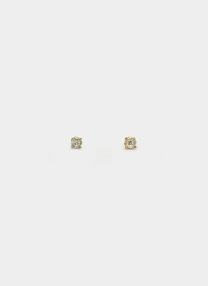 Vendetta Icy Flashpoint Stud - 18K Gold Plated