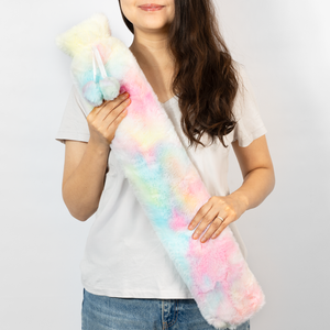 Stay Cosy Long Hot Water Bottle Rainbow