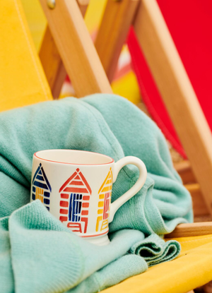 Beach Hut 1/2 Pint Mug