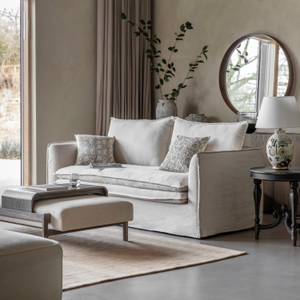 Aldbury 3-Seater Oatmeal Tailored Sofa
