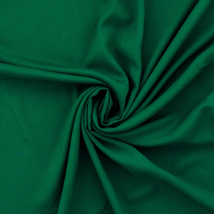 Tissu popeline de viscose - Vert