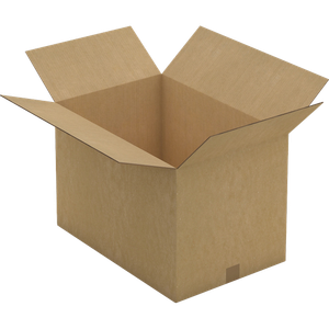 RAJA Folding Carton Double Wall Corrugated Cardboard 457 (W) x 457 (D) x 610 (H) mm Brown Pack of 10