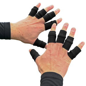 Keeper iD Goalkeeper Finger Wraps - (Black) - One Size