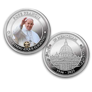 Pope Francis Memorial Proof Coin Collection