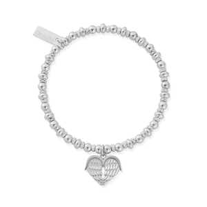 Silver Didi Sparkle Heavenly Heart Bracelet