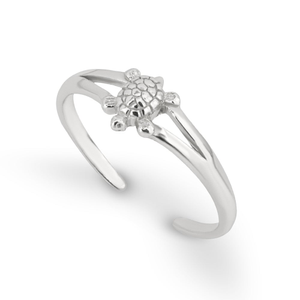 Signature Silver Turtle Toe Ring