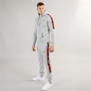 Crosshatch Mens Chillmake Tracksuit Grey Marl
