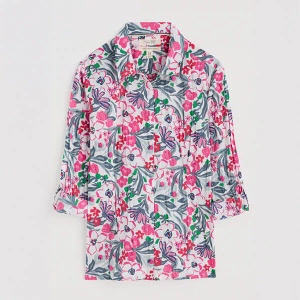 Seasalt Larissa Shirt Garden Flowers Tulip Size 16