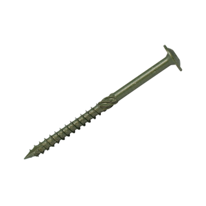 Spectre 8.0 x 200mm Wafer Head Green Timber Fixing Screw Box of 50 (Driver Bit Included)