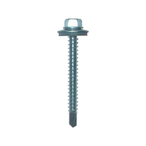 5.5 x 70mm Self Drilling Tek Screw For Light Section Steel With 16mm Bonded Washer Pack of 100