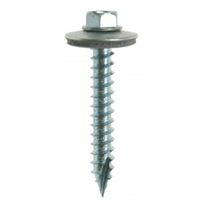 6.3mm x 45mm Self Drilling Tek Screws Sheet to Timber c/w 16mm Bonded Washer Pack of 100