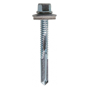 5.5mm x 38mm Self Drilling Tek Screws for Heavy Sections c/w 16mm Bonded Washer Pack of 100