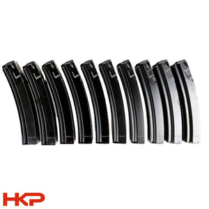 HK MP5, SP5, MP5K, SP5K Magazine - 30 Round - 9mm - 10 Pack