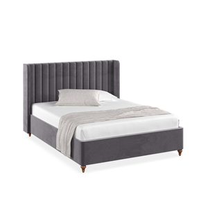 Bloomsbury King-size Ottoman Storage Bed in Sunningdale Granite Fabric