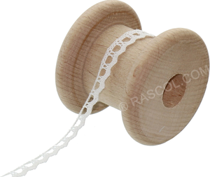 Dentelle coton Basic - Blanc