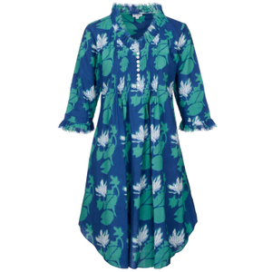 Annabel Cotton Tunic In Lily Pad (M)