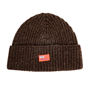 Arthur Beale Ensign Beanie Hat - Black Welsh Mountain (one size)