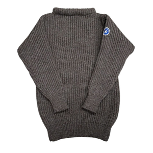 Arthur Beale Erebus® Boat Neck Pullover - Dark Grey Natural (L)