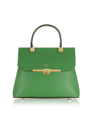 Atlanta Top Handle Satchel Bag W/Shoulder Strap - Green